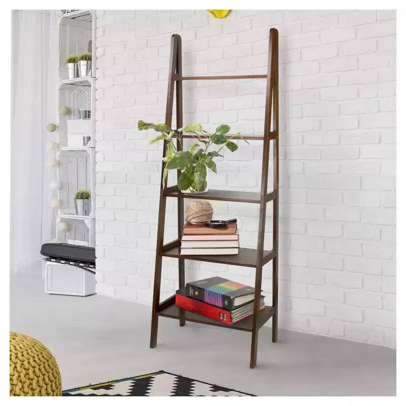 Bibliothèque échelle à 5 niveaux 72'' - Flora Home