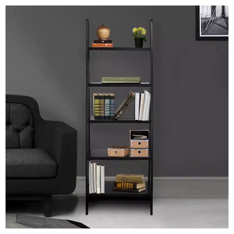 Bibliothèque échelle à 5 niveaux 72'' - Flora Home