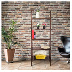 Bibliothèque échelle à 5 niveaux 72'' - Flora Home