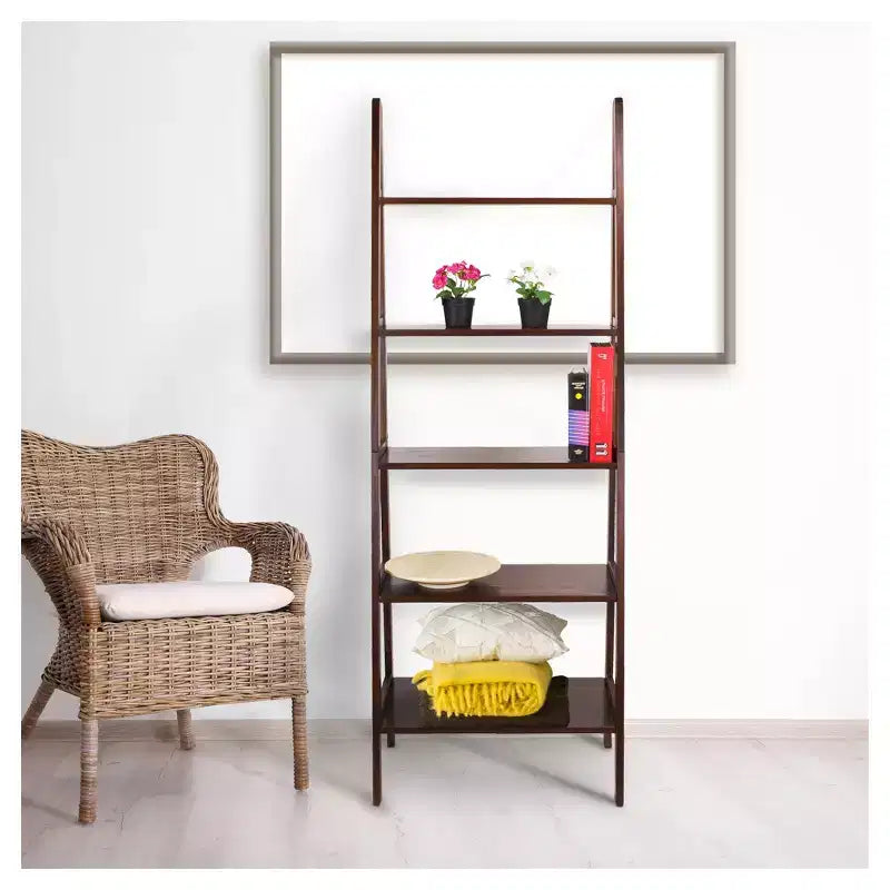 Bibliothèque échelle à 5 niveaux 72'' - Flora Home