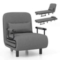Fauteuil-lit pliable convertible avec dossier réglable