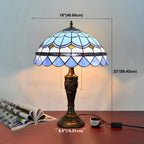 Lampe de table à dôme en verre inoxydable vintage 2 lumières HomeyFad