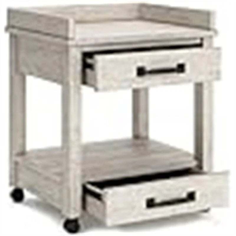 Meuble de rangement pour imprimante de bureau industriel - 61 P x 56 L x 58 H cm