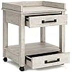 Meuble de rangement pour imprimante de bureau industriel - 61 P x 56 L x 58 H cm