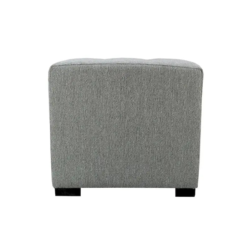 MJL Furniture Text2 Olivia Pouf carré capitonné 4 boutons