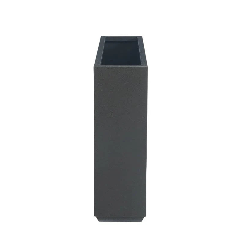Jardinière métallique robuste pour plantes d'extérieur, 38 po L x 10 po l x 30 po H, jardinière-diviseur en métal, longue et haute - 38x30x10