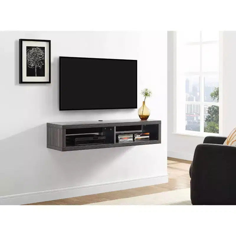 Console A/V murale peu profonde pour téléviseurs jusqu'à 60 po - Martin Furniture