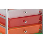 Chariot de rangement à roulettes 12 tiroirs ECR4Kids Everyday, Organisateur mobile