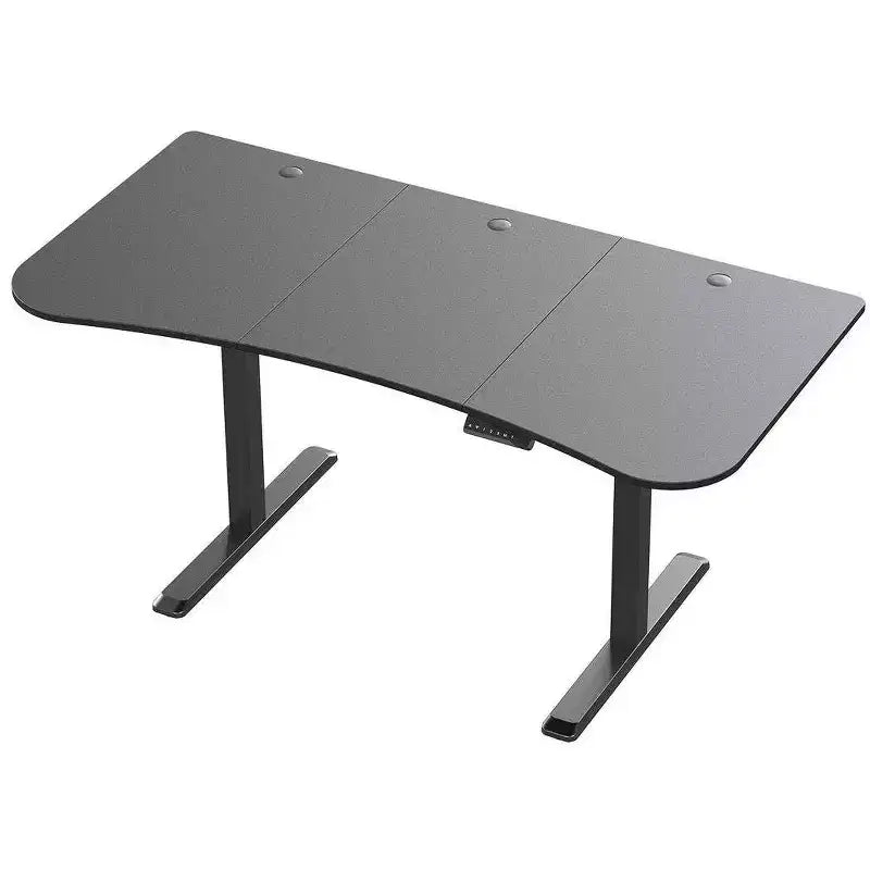 Cadre de bureau élévateur Monoprice à hauteur réglable assis-debout – Noir avec moteur électrique simple, compatible avec les plateaux de 99 cm à 160 cm de large
