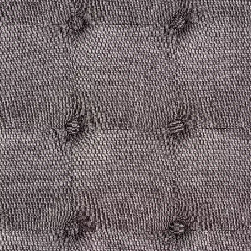 Alvere Pouf Repose-Pieds Noyer - Baxton Studio
