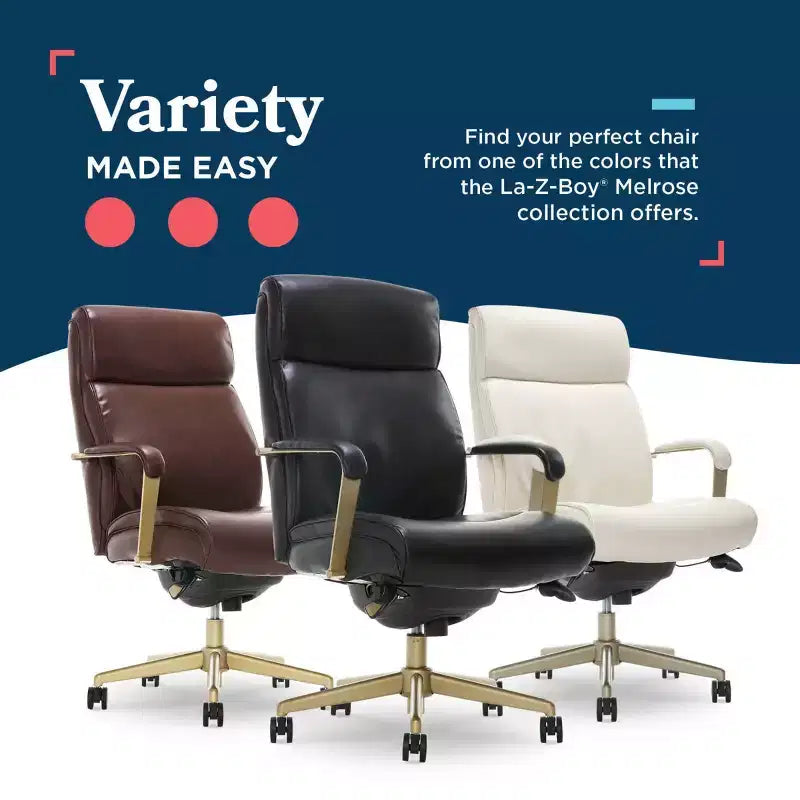 Fauteuil de bureau de direction moderne LZB Melrose - La-Z-Boy