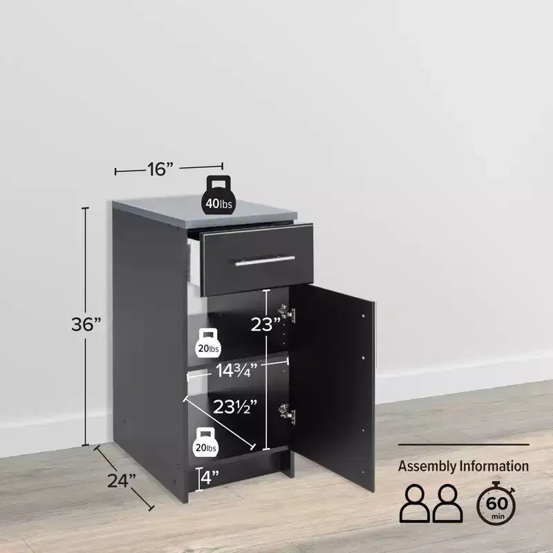 Meuble bas 16 po Elite - Prepac