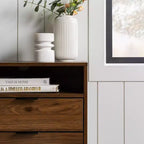 Table de chevet de rangement moderne Rockwell - Saracina Home