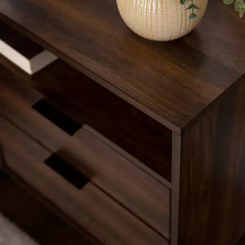 Table de chevet de rangement moderne Rockwell - Saracina Home