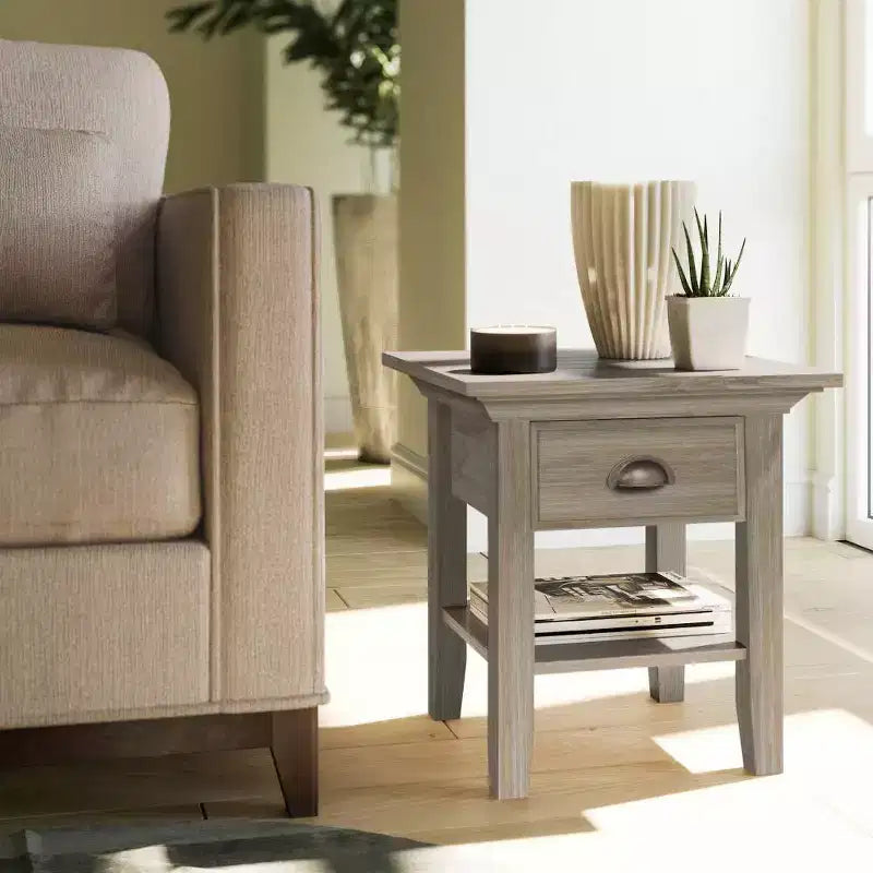 Table d'appoint en bois massif 19 Mansfield - Wyndenhall