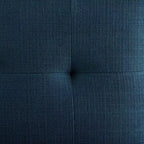 Chaise d'appoint de salle à manger en tissu rembourré en acier inoxydable doré Privy - Modway