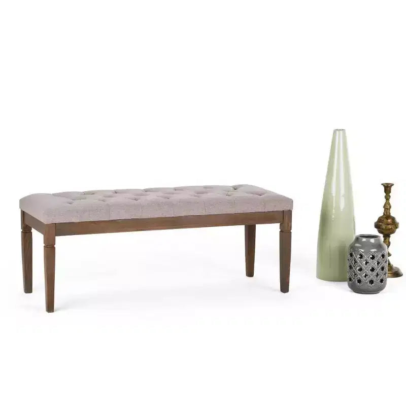 Banc de rangement Hopewell 48 po à boutons - WyndenHall