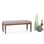 Banc de rangement Hopewell 48 po à boutons - WyndenHall