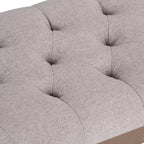 Banc de rangement Hopewell 48 po à boutons - WyndenHall