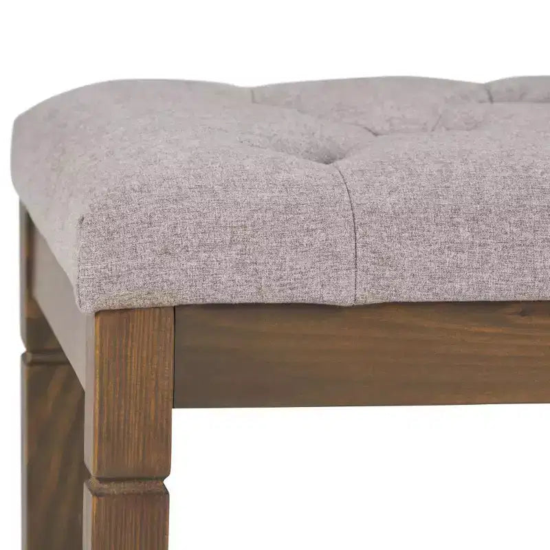 Banc de rangement Hopewell 48 po à boutons - WyndenHall