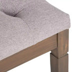 Banc de rangement Hopewell 48 po à boutons - WyndenHall