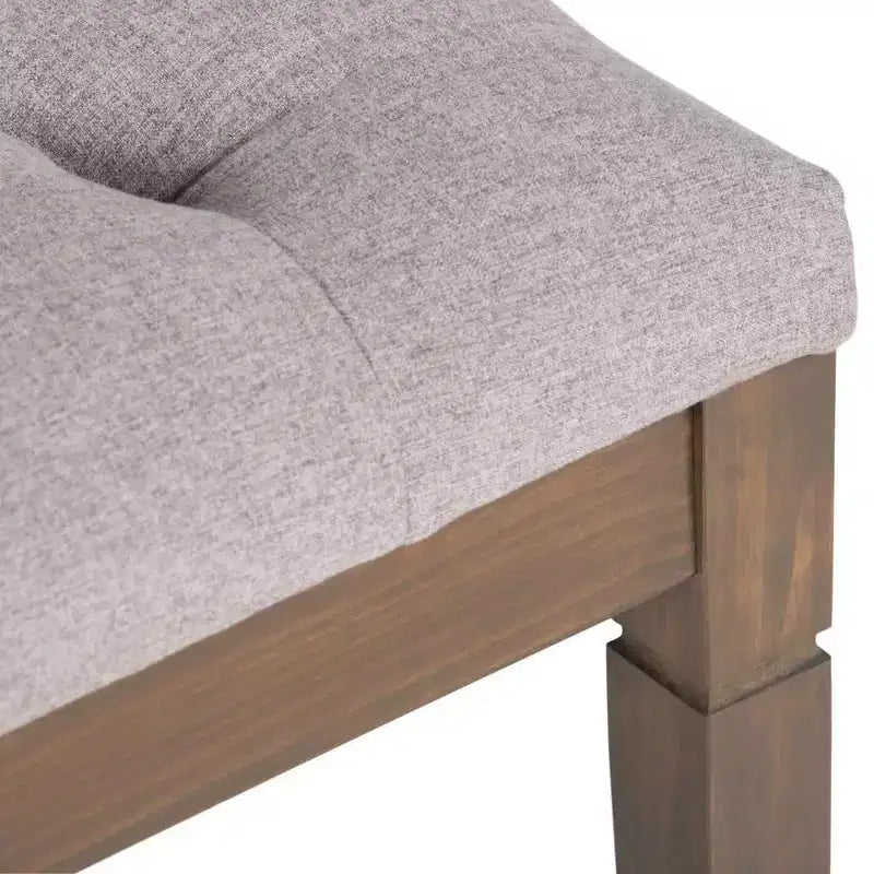 Banc de rangement Hopewell 48 po à boutons - WyndenHall