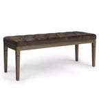 Banc de rangement Hopewell 48 po à boutons - WyndenHall