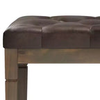 Banc de rangement Hopewell 48 po à boutons - WyndenHall