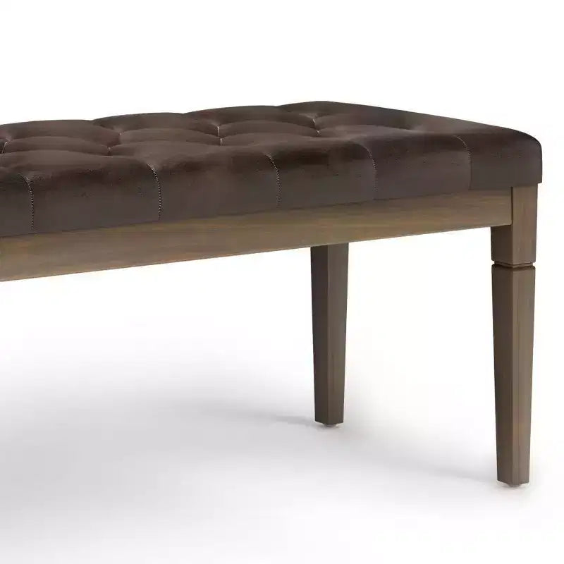Banc de rangement Hopewell 48 po à boutons - WyndenHall