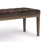 Banc de rangement Hopewell 48 po à boutons - WyndenHall