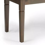 Banc de rangement Hopewell 48 po à boutons - WyndenHall