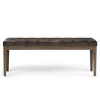 Banc de rangement Hopewell 48 po à boutons - WyndenHall