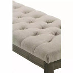 Banc de rangement Hopewell 48 po à boutons - WyndenHall