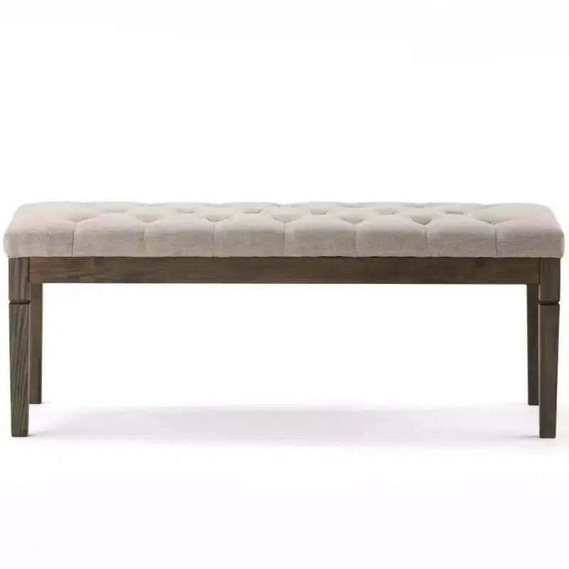 Banc de rangement Hopewell 48 po à boutons - WyndenHall