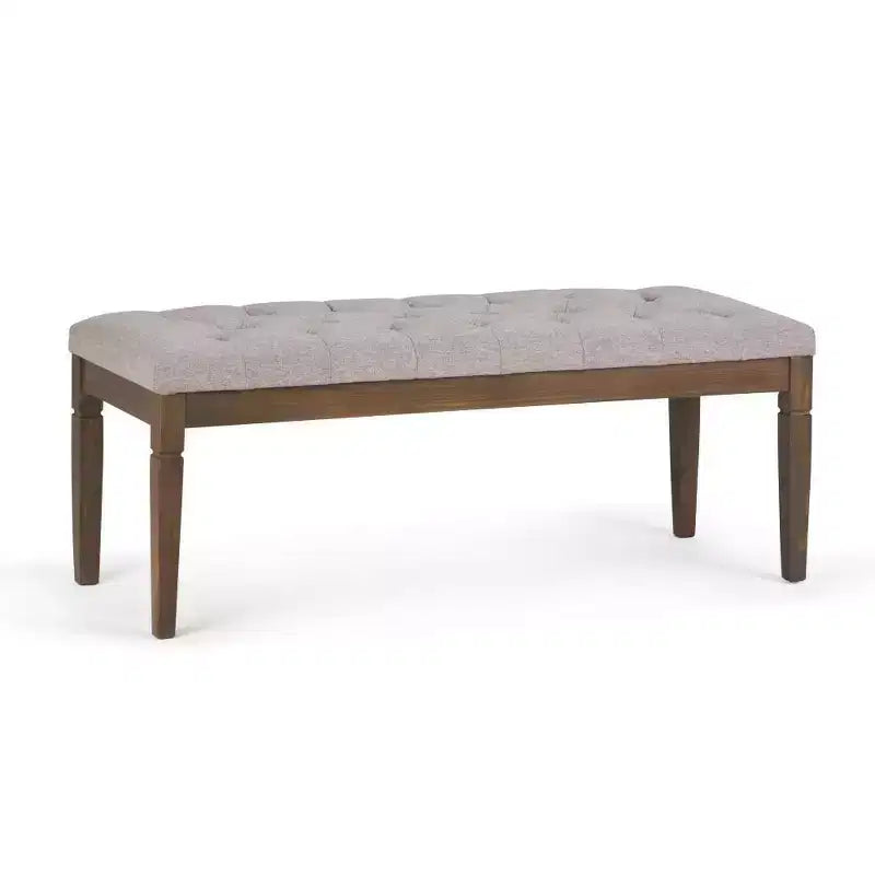 Banc de rangement Hopewell 48 po à boutons - WyndenHall