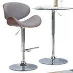 Tabouret de bar Avondale Bentwood à hauteur réglable et vérin à gaz - WyndenHall