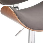 Tabouret de bar Avondale Bentwood à hauteur réglable et vérin à gaz - WyndenHall