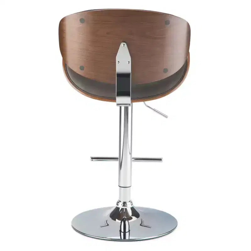 Tabouret de bar Avondale Bentwood à hauteur réglable et vérin à gaz - WyndenHall