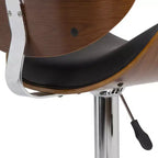 Tabouret de bar Avondale Bentwood à hauteur réglable et vérin à gaz - WyndenHall