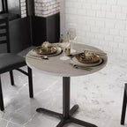 Dessus de table rond Flash Furniture de 30 po avec dessus stratifié réversible