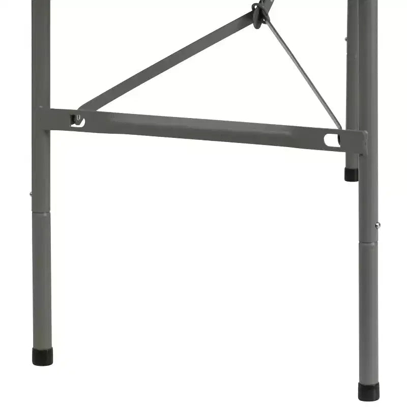 Table pliante bi-pliante en plastique blanc granit de 5 pieds Flash Furniture