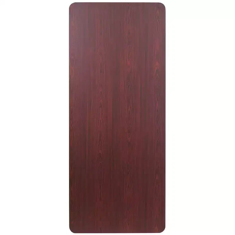 Table de banquet pliante Flash Furniture de 6 pieds en stratifié acajou haute pression