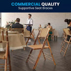 Chaises pliantes en bambou Flash Furniture