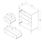 Commode 5 tiroirs Yodi - South Shore