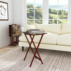 Lot de tables d'appoint Linon en faux marbre