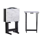 Lot de tables d'appoint Linon en faux marbre