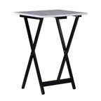 Lot de tables d'appoint Linon en faux marbre