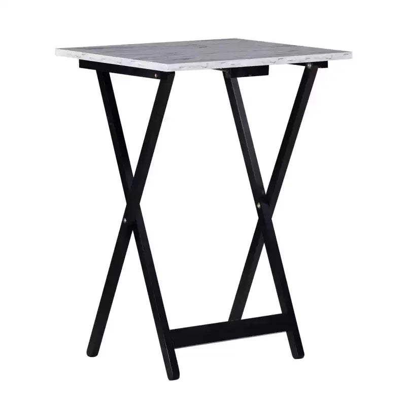 Lot de tables d'appoint Linon en faux marbre