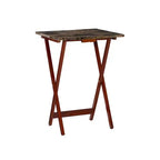 Lot de tables d'appoint Linon en faux marbre