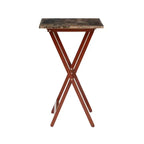 Lot de tables d'appoint Linon en faux marbre